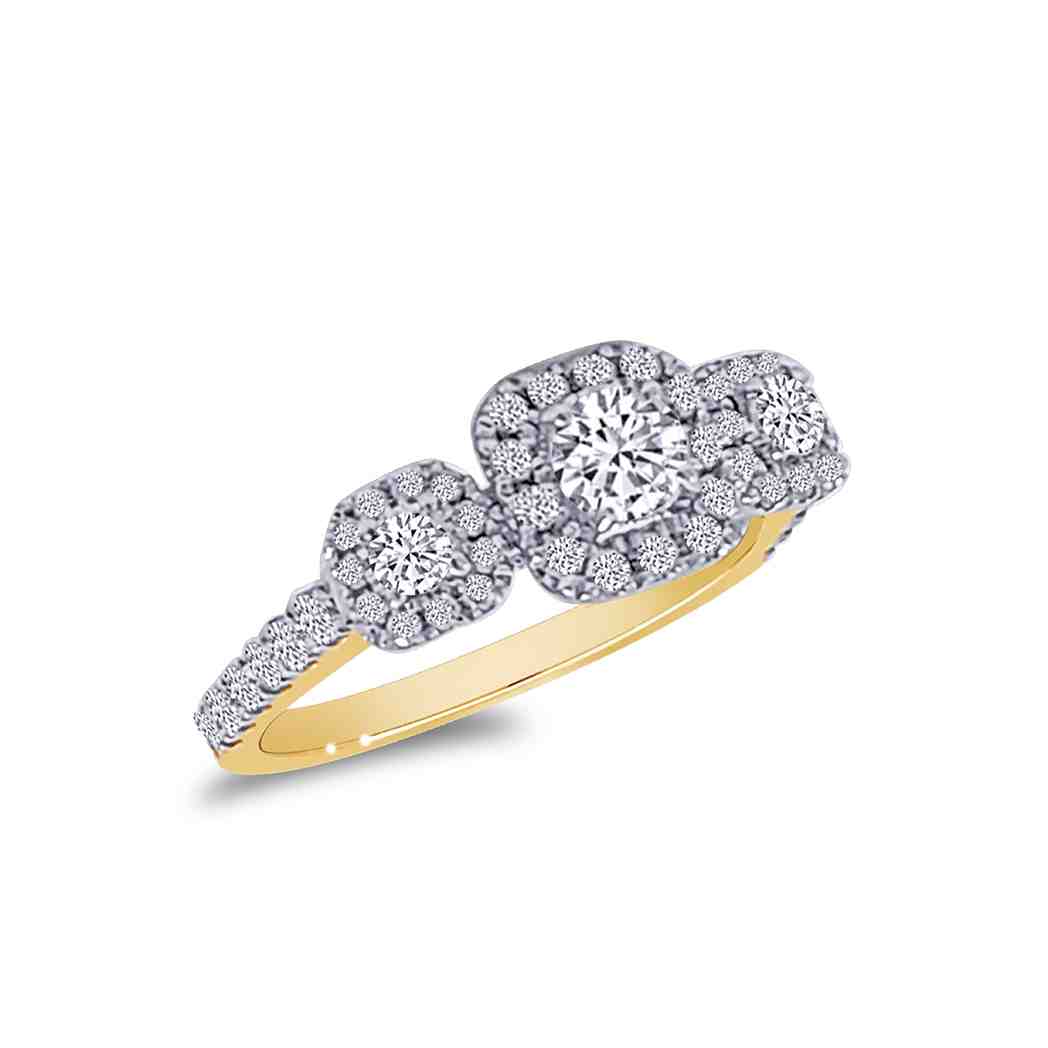 Round Brilliant Cut Diamond Engagement Ring LR11679A